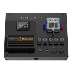 iTechworld | Premium Control Hub | with 40A DCDC Charger and 500A Shunt - iTechworld