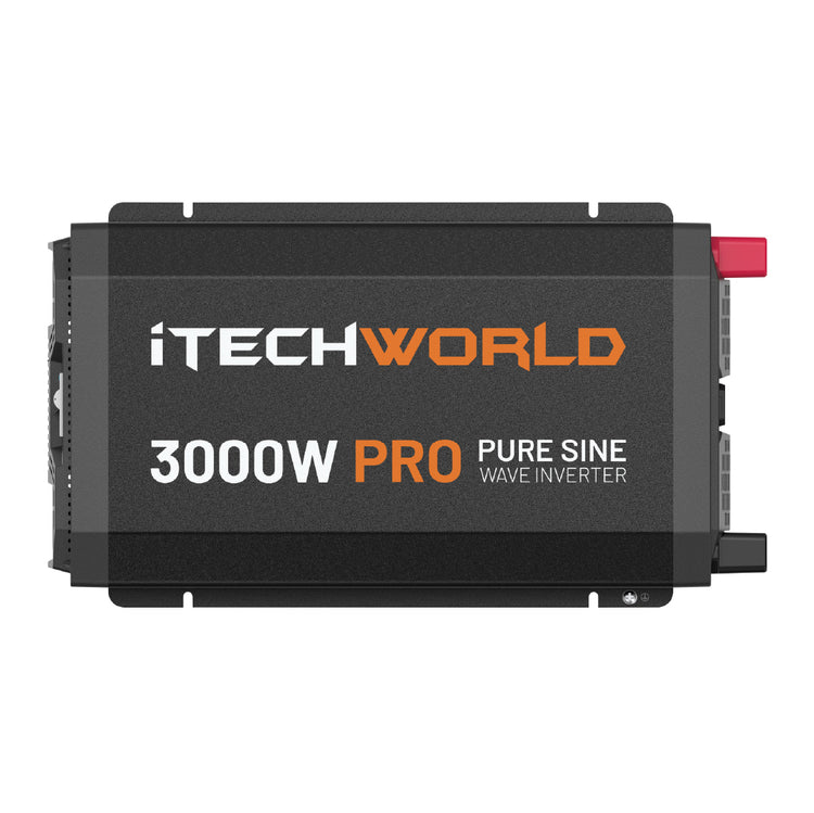 3000W PRO | Pure Sine Wave Inverter | with ATS and RCD - iTechworld