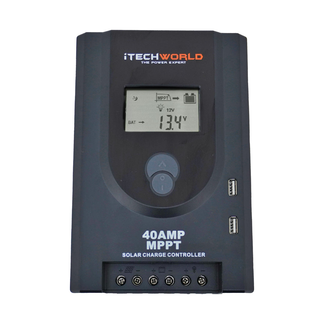 iTechworld | MPPT Solar Charge Controller | 40A 12/24V - iTechworld