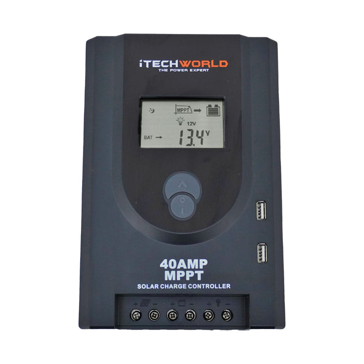 iTechworld | MPPT Solar Charge Controller | 40A 12/24V - iTechworld