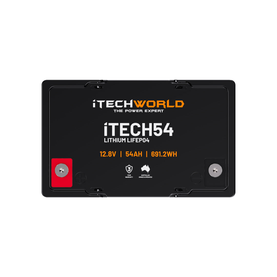 iTECH54 | Deep Cycle Lithium Battery | LiFePO4 54Ah - iTechworld