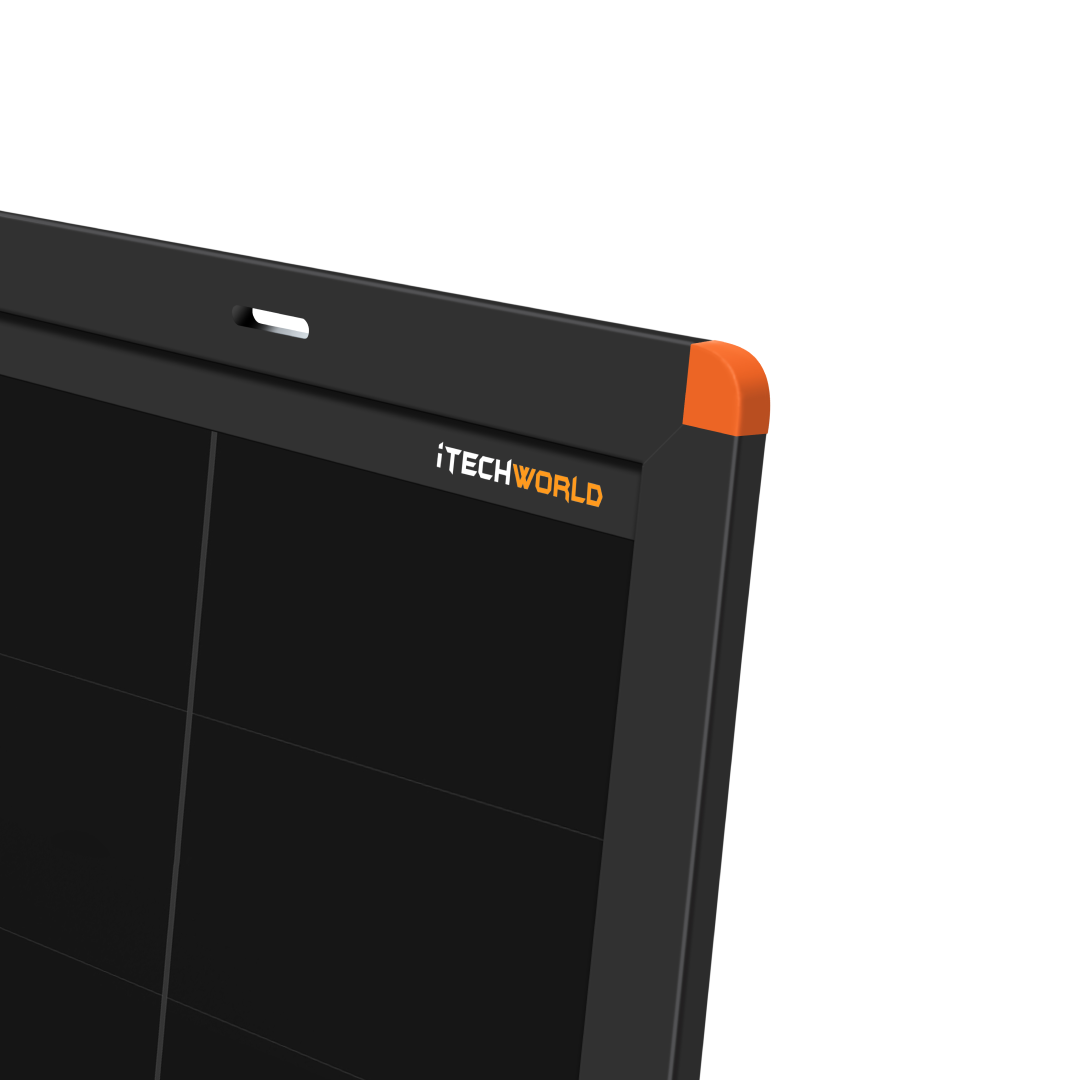 170W | 6mm Hard Frame Solar Panel | 22V - iTechworld