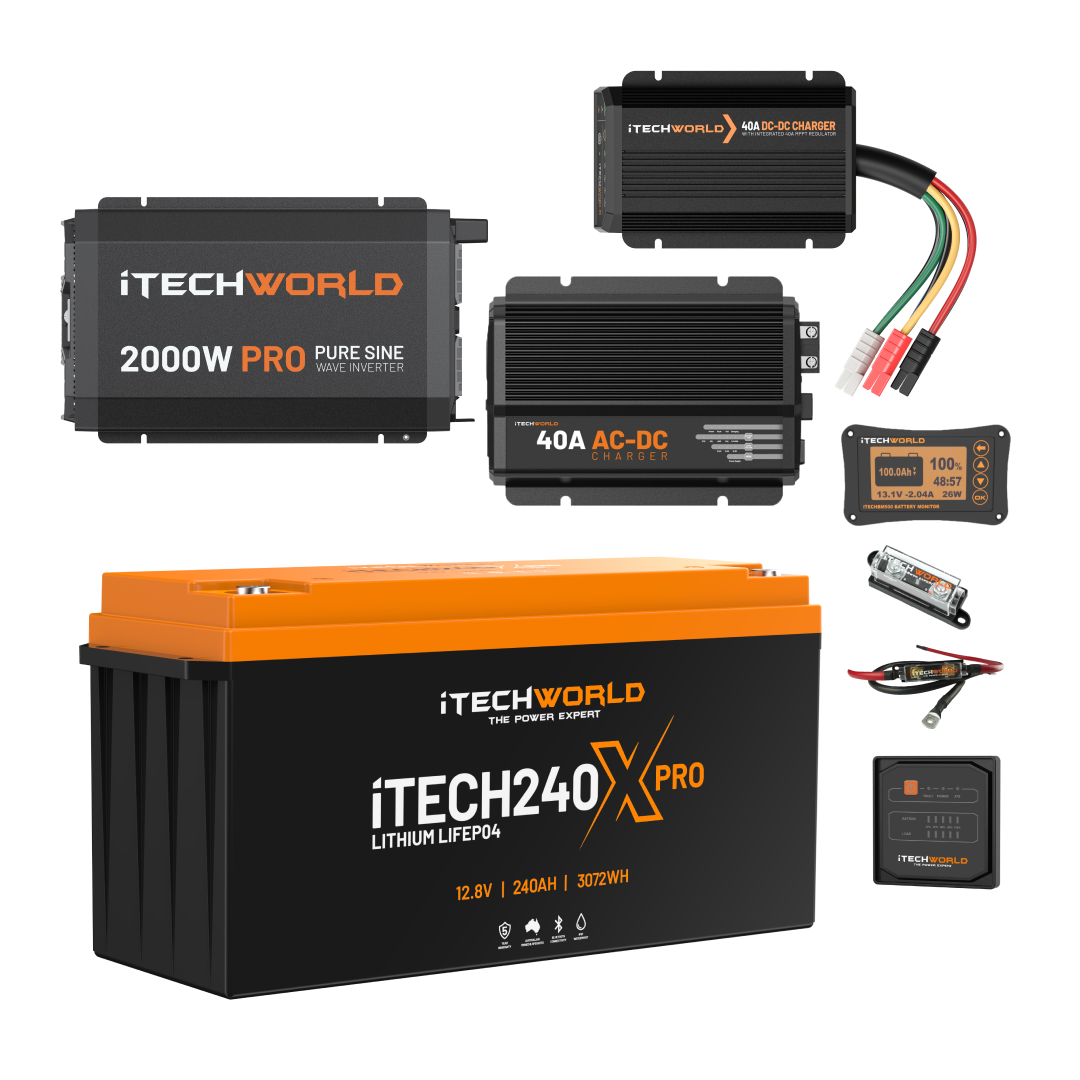 Essential | Lithium Caravan Kit | 240Ah - iTechworld