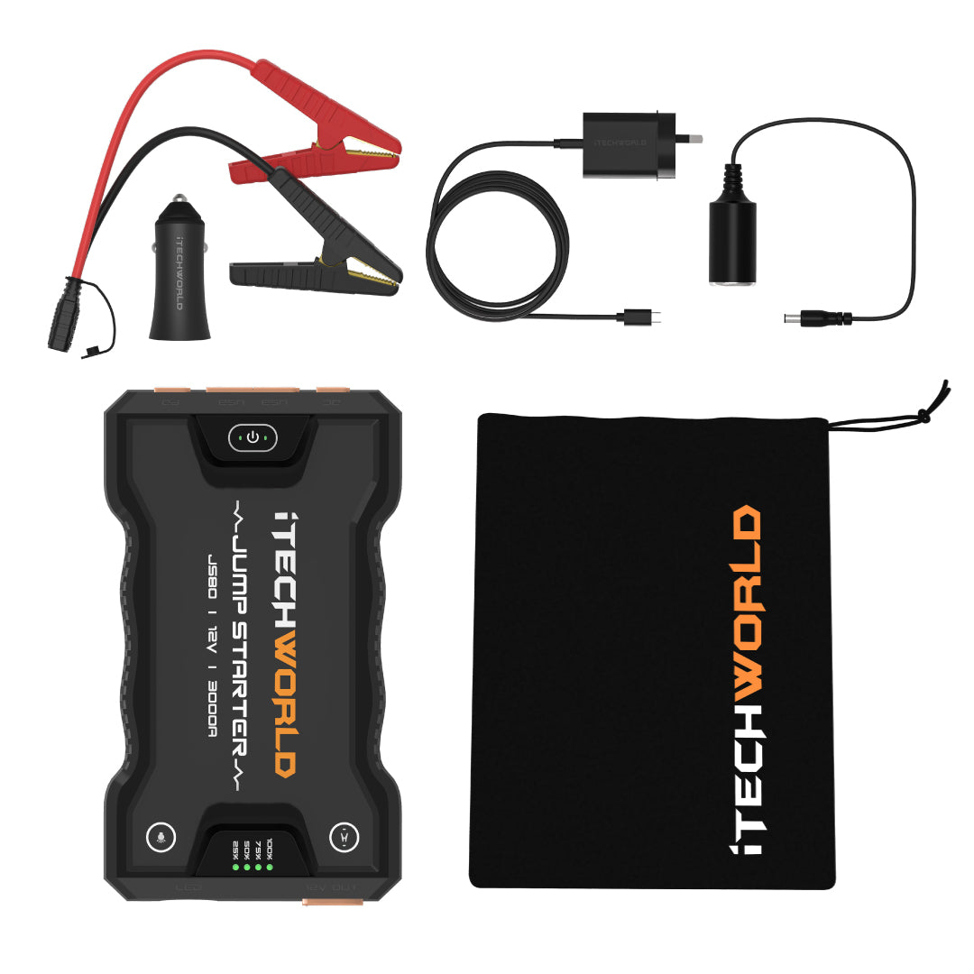 Js80 3000 Amp Portable Jump Starter Backup Power Bank