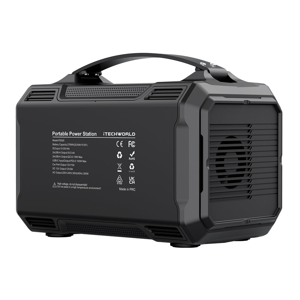 PS300 Portable Lithium Power Station 300W - iTechworld