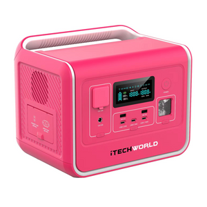 Limited Edition Pink PS800 | Portable Lithium Power Station | 800W 40Ah - iTechworld