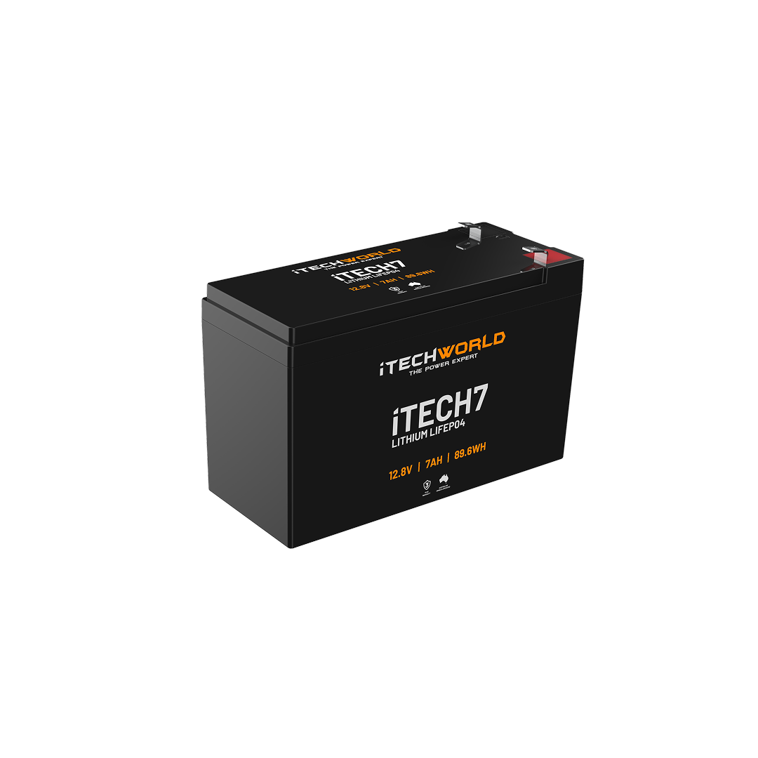 iTECH7 | Deep Cycle Lithium Battery | LiFePO4 7Ah - iTechworld