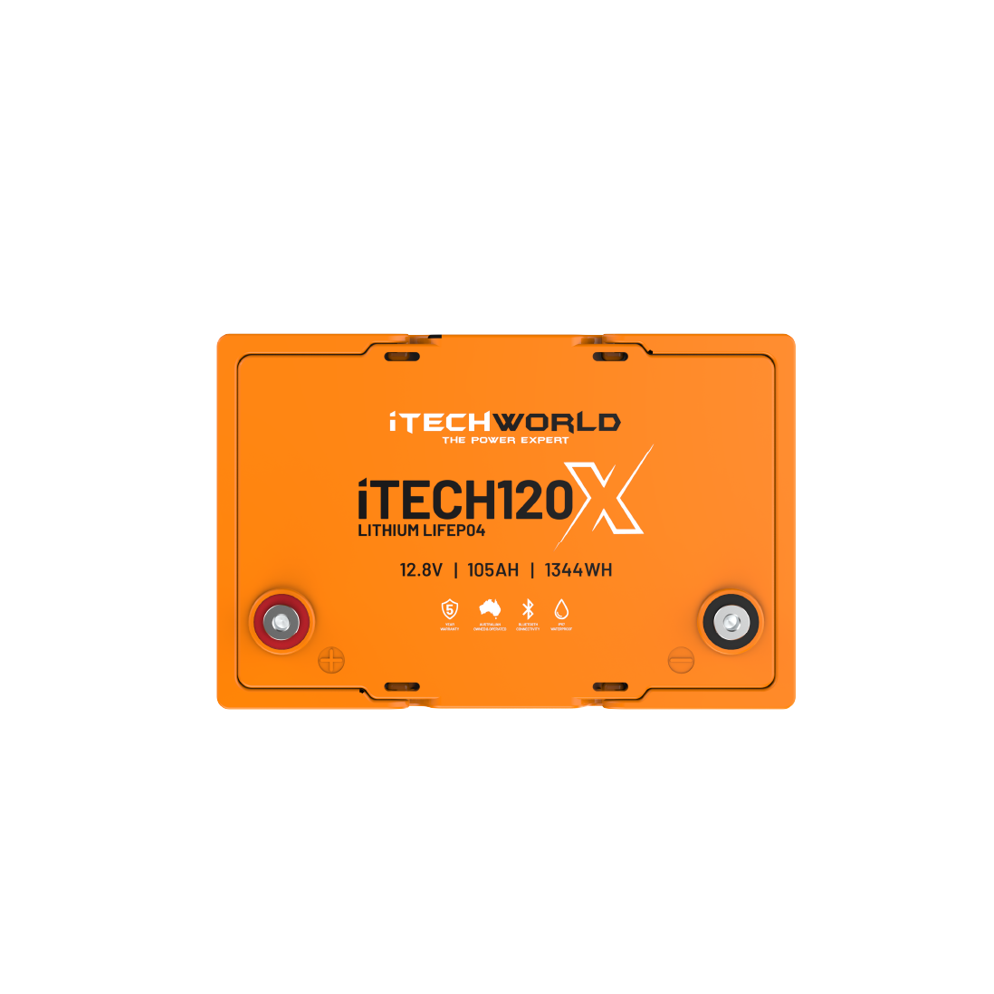 iTECH120X | Deep Cycle Lithium Battery | with Bluetooth LiFePO4 105Ah - iTechworld