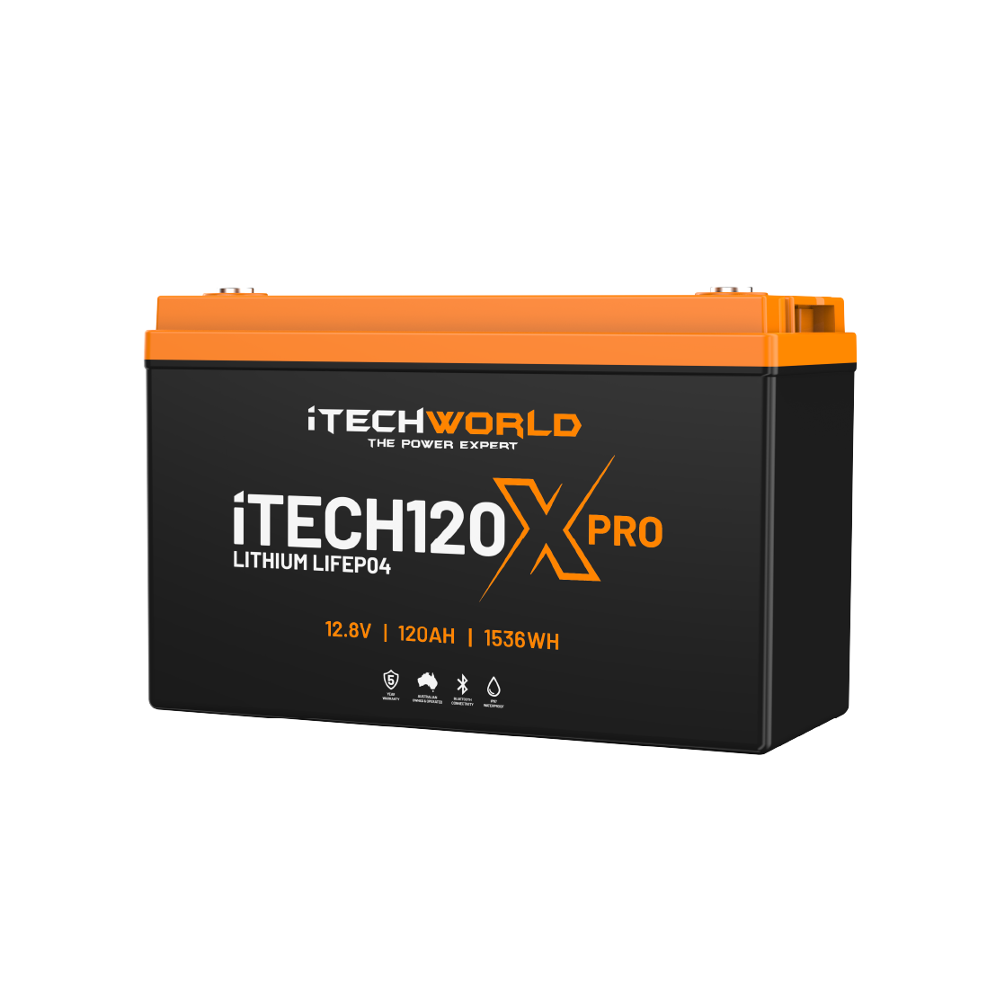 iTECH120X PRO | Deep Cycle Lithium Battery | with Bluetooth LiFePO4 120Ah - iTechworld