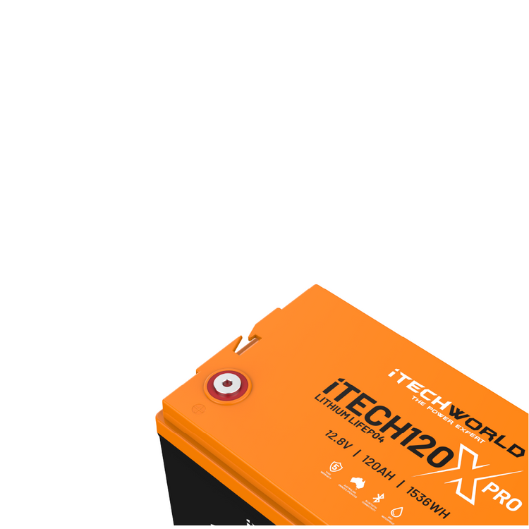 iTECH120X PRO | Deep Cycle Lithium Battery | with Bluetooth LiFePO4 120Ah - iTechworld