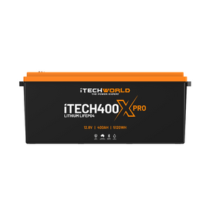 iTECH400X PRO | Lithium Deep Cycle Battery | with Bluetooth LiFePO4 400Ah - iTechworld