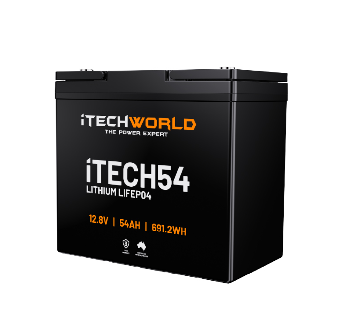 iTECH54 | Deep Cycle Lithium Battery | LiFePO4 54Ah - iTechworld