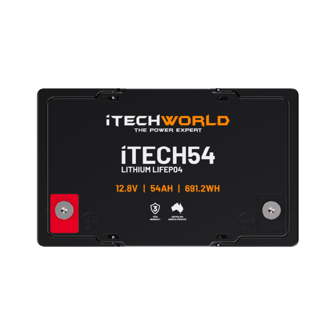 iTECH54 | Deep Cycle Lithium Battery | LiFePO4 54Ah - iTechworld