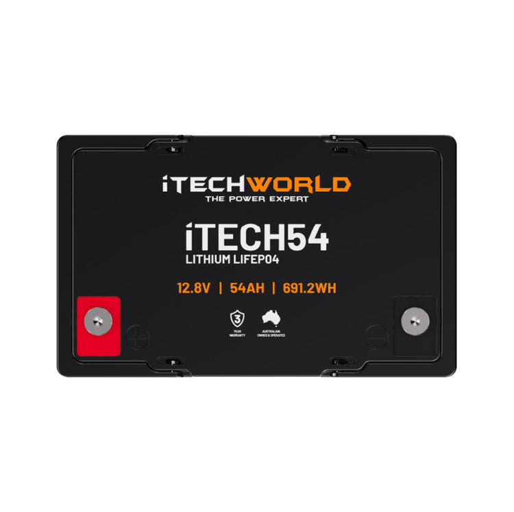 iTECH54 | Deep Cycle Lithium Battery | LiFePO4 54Ah - iTechworld