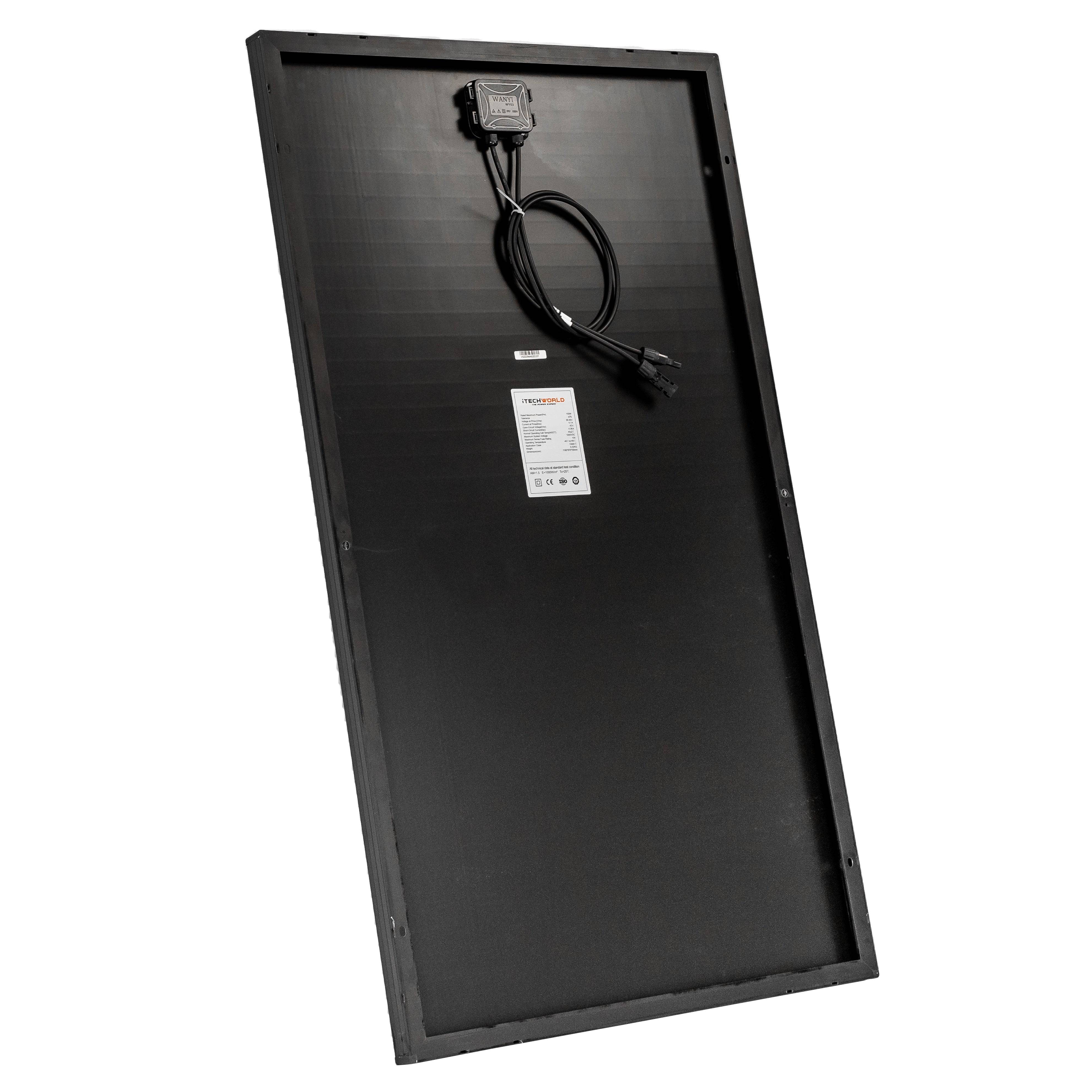 150W Hard Frame Solar Panel High Voltage 42V - iTechworld