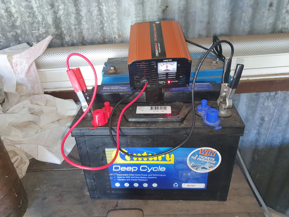 What are the three stages of battery charging?
