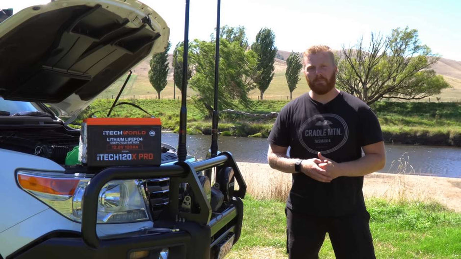 XploringOz reviews the iTECH120X Pro Deep Cycle Lithium Battery