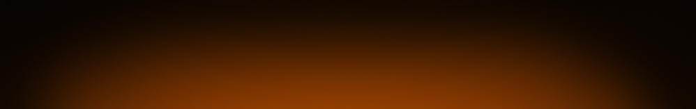 A gradient background fading from deep black at the top edges to a warm, glowing orange at the bottom center.
