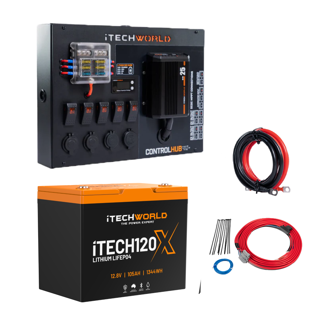 iTechworld Premium Control Hub with 40A DCDC Charger and 500A Shunt