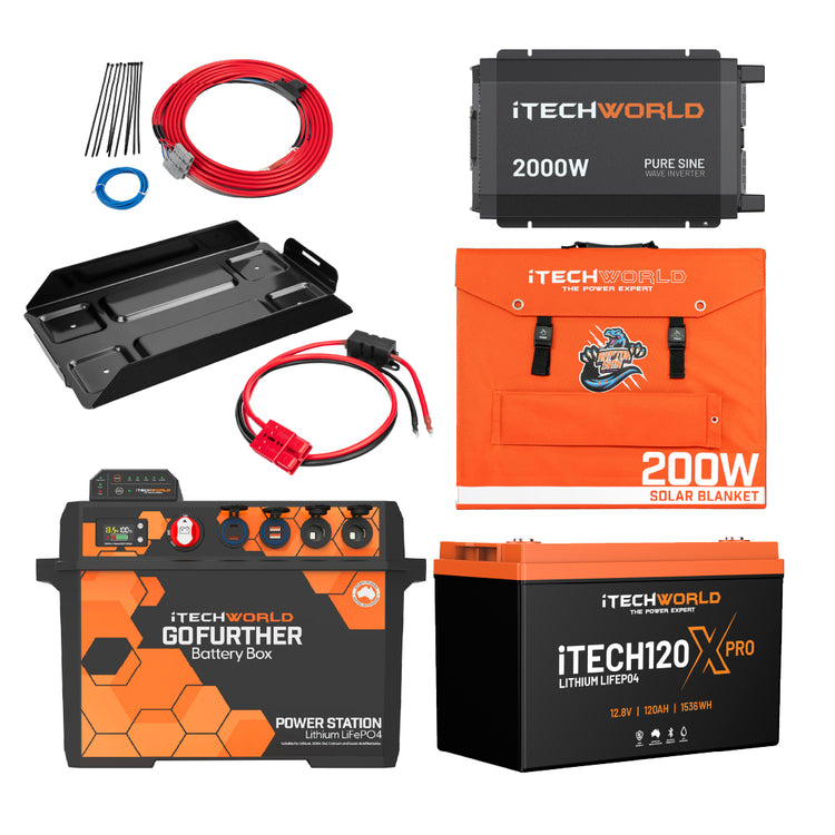 GoFurther | Lithium 4WD Kit | 120Ah - iTechworld