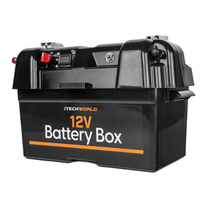 The iTechworld 🎁 Battery Box | 12V (100% off) features handy control switches, a digital display, and ports—don’t miss the value-packed BOGO Bundle offer!.