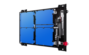 The iTechworld iTECH200US Ultra Slim Deep Cycle Lithium Battery (LiFePO4 200Ah, Bluetooth) is shown with four blue sections and exposed internal components, offering a partially open view against a white background.