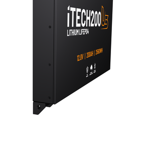 iTECH200US | Ultra Slim Deep Cycle Lithium Battery | with Bluetooth LiFePO4 200Ah - iTechworld