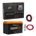 The iTechworld Control Hub Kit with 40A DCDC Charger and iTECH120X PRO sits on a white background with red/black cables, zip ties, and blue connectors—everything needed for a 12V power system.