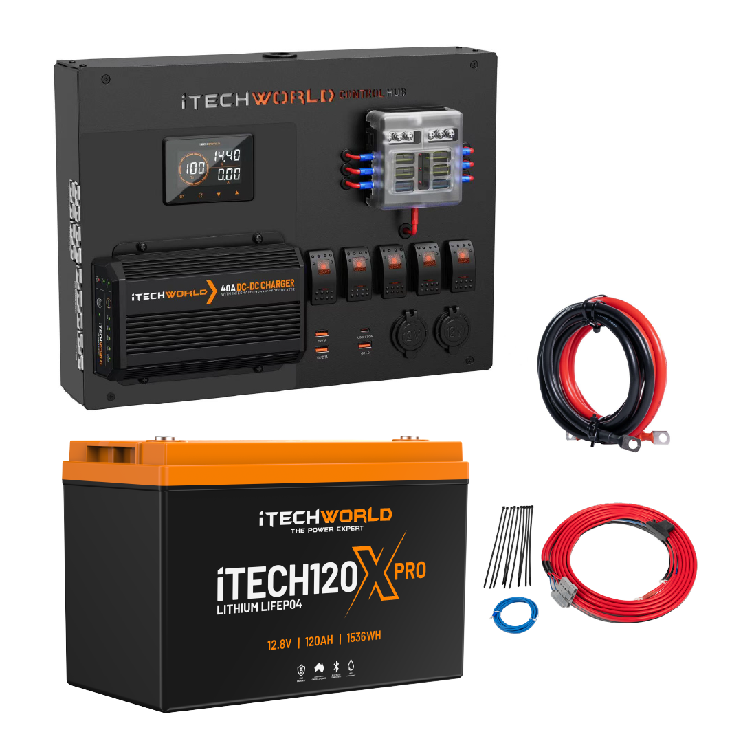 iTechworld | Control Hub Kit | with 40A DCDC Charger and iTECH120X PRO