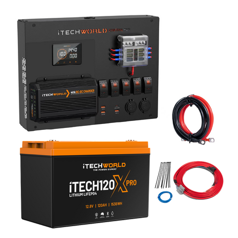 iTechworld | Control Hub Kit | with 40A DCDC Charger and iTECH120X PRO