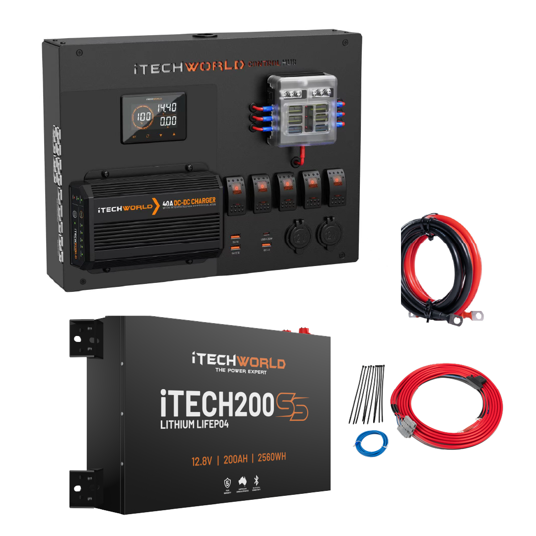 iTechworld Control Hub Kit with 40A DCDC Charger and iTECH120X PRO