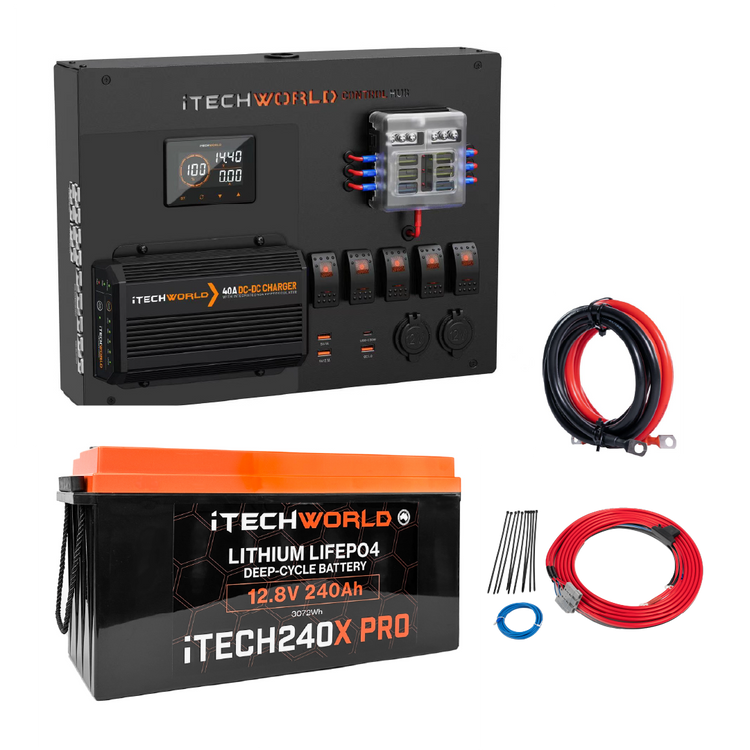 iTechworld Control Hub Kit with 40A DCDC Charger and iTECH120X PRO