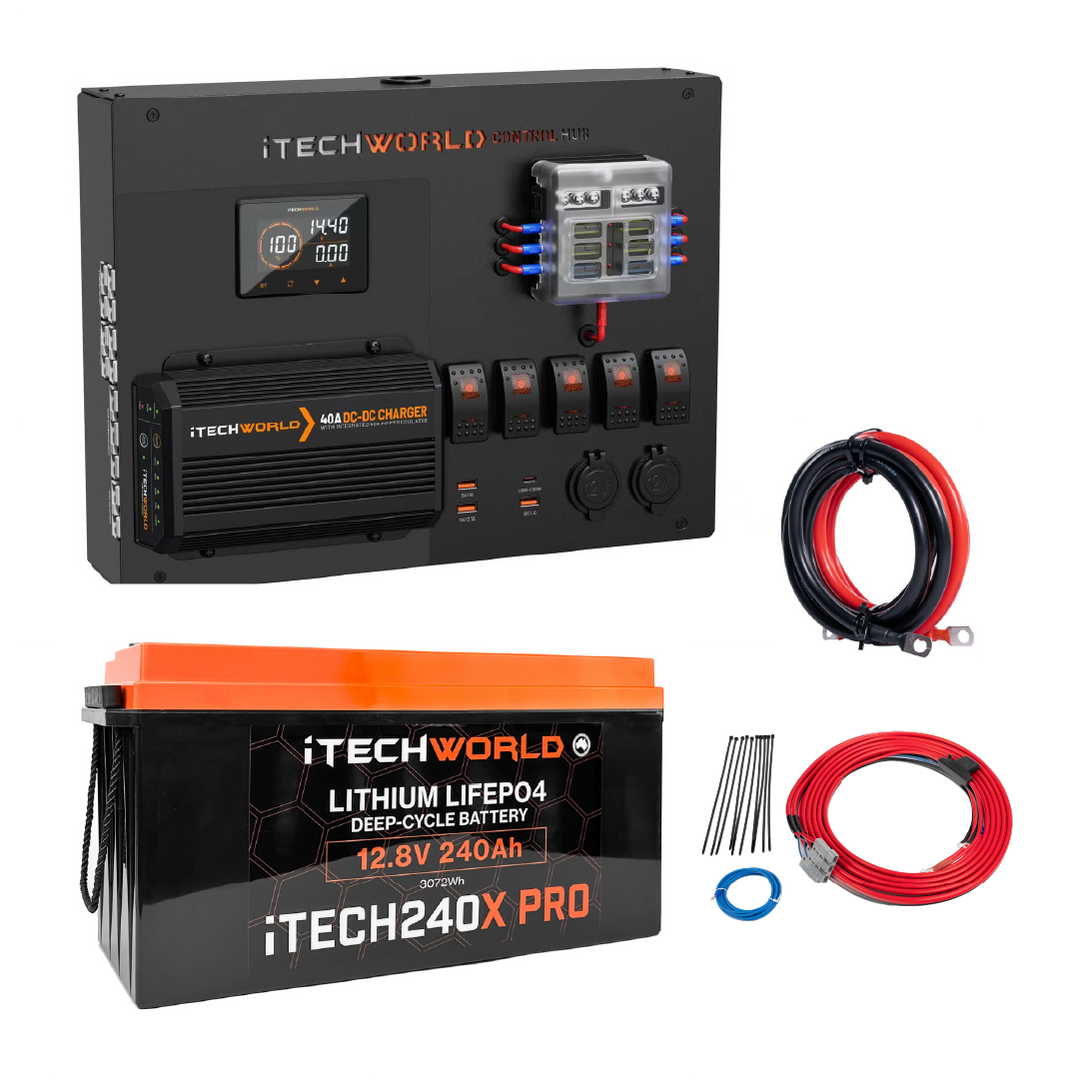iTechworld | Control Hub Kit | with 40A DCDC Charger and iTECH120X PRO - iTechworld