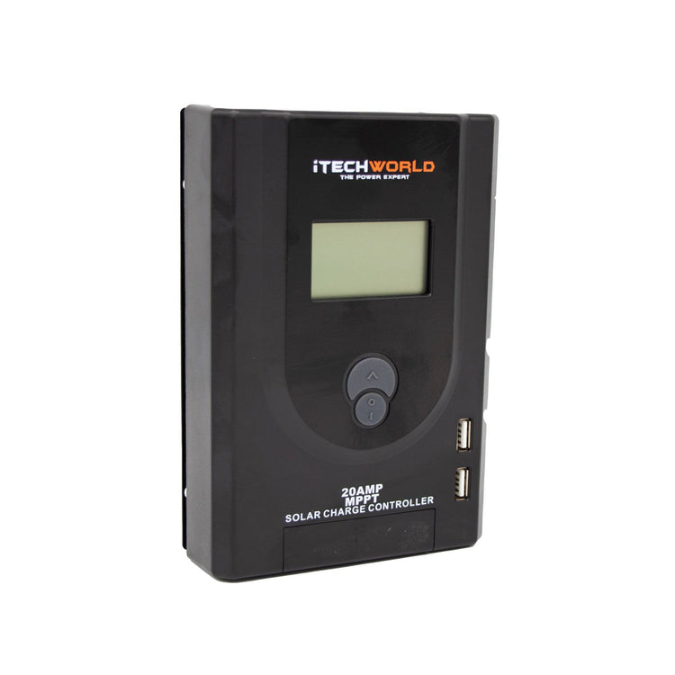 iTechworld 20A 12/24V MPPT Solar Charge Controller - iTechworld