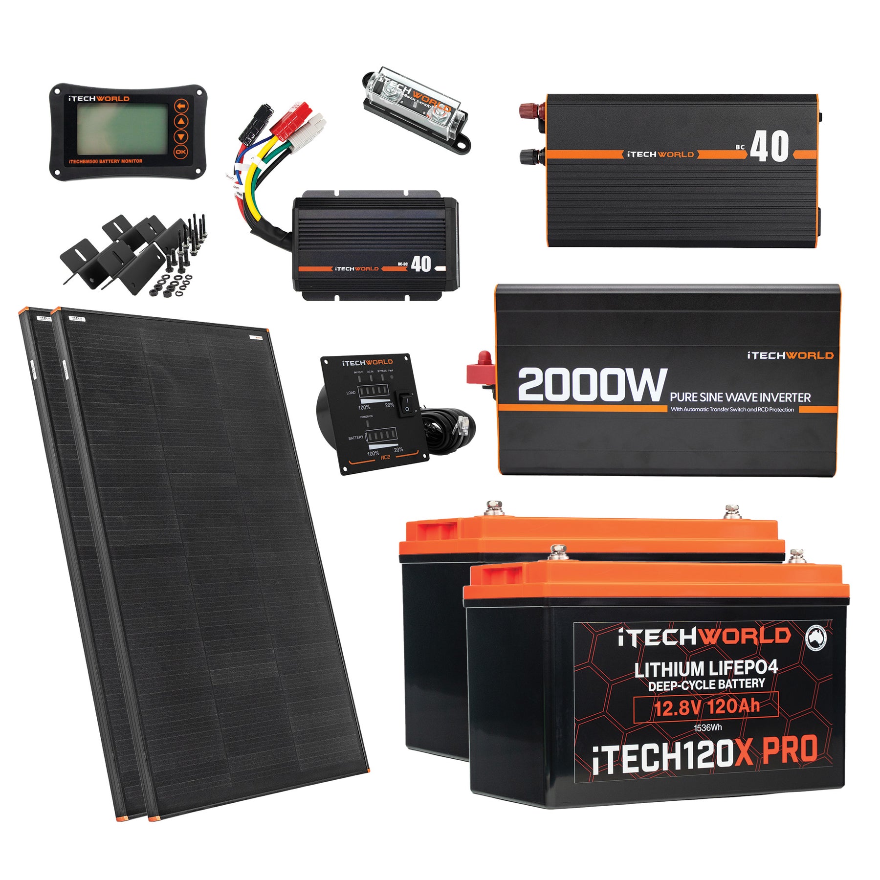 Xitech 240Ah Lithium Caravan Kit