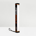 The iTechworld Magnetic LED Strip Light | 300LM is a rectangular, portable camping light with a black strap, "iTechworld" in bold black, white, and orange on its side. It stands upright on a white surface and can double as a power bank.