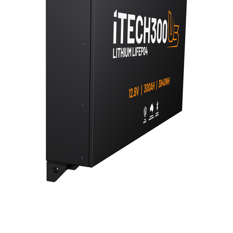 iTECH300US | Ultra Slim Deep Cycle Lithium Battery | with Bluetooth LiFePO4 300Ah - iTechworld