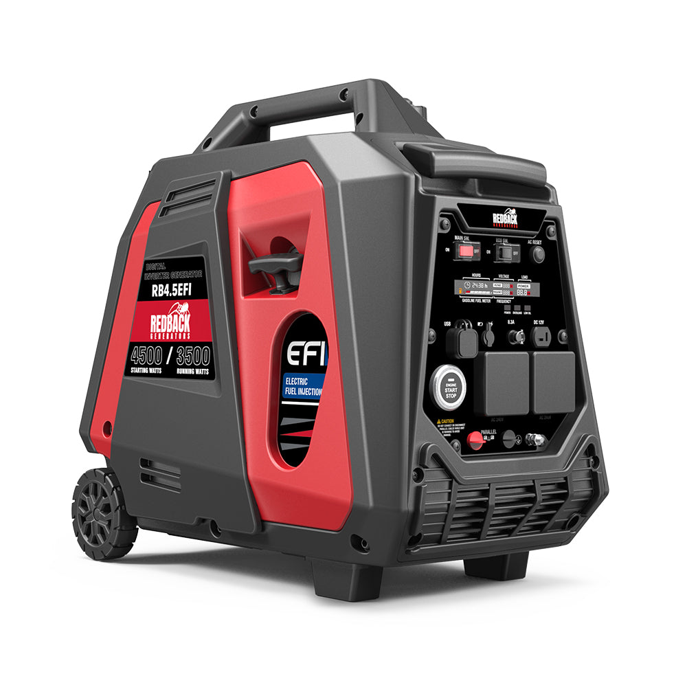 Redback RB4.5 4500W 4.5KVA EFI Portable Inverter Generator - iTechworld