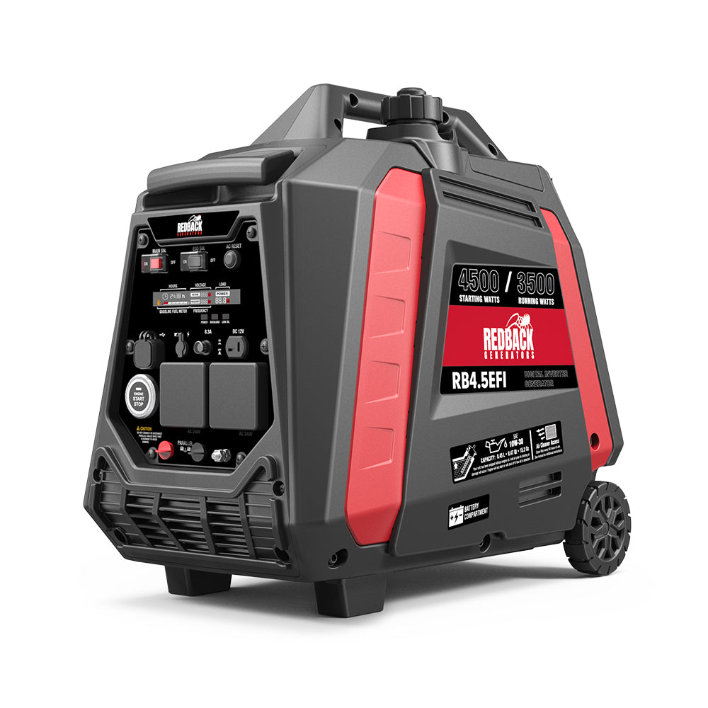 Redback RB4.5 4500W 4.5KVA EFI Portable Inverter Generator - iTechworld