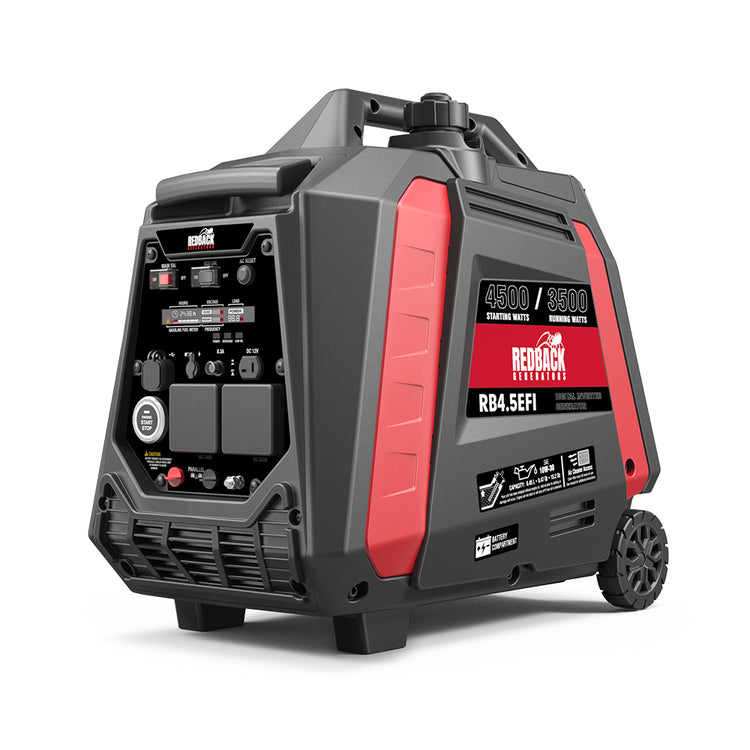 Redback RB4.5 4500W 4.5KVA EFI Portable Inverter Generator - iTechworld