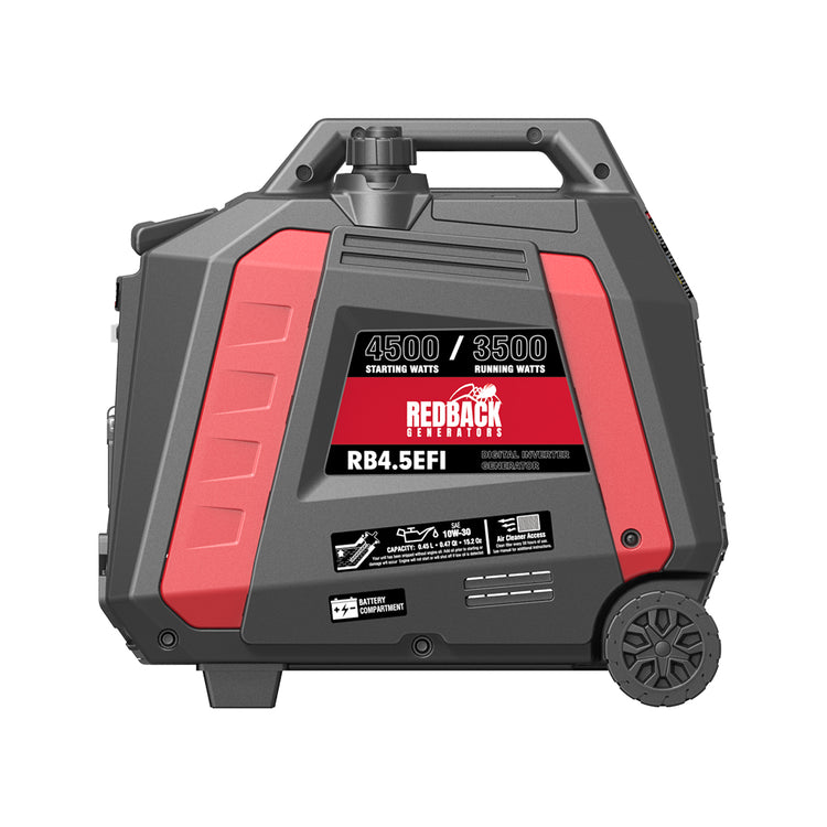 Redback RB4.5 4500W 4.5KVA EFI Portable Inverter Generator - iTechworld