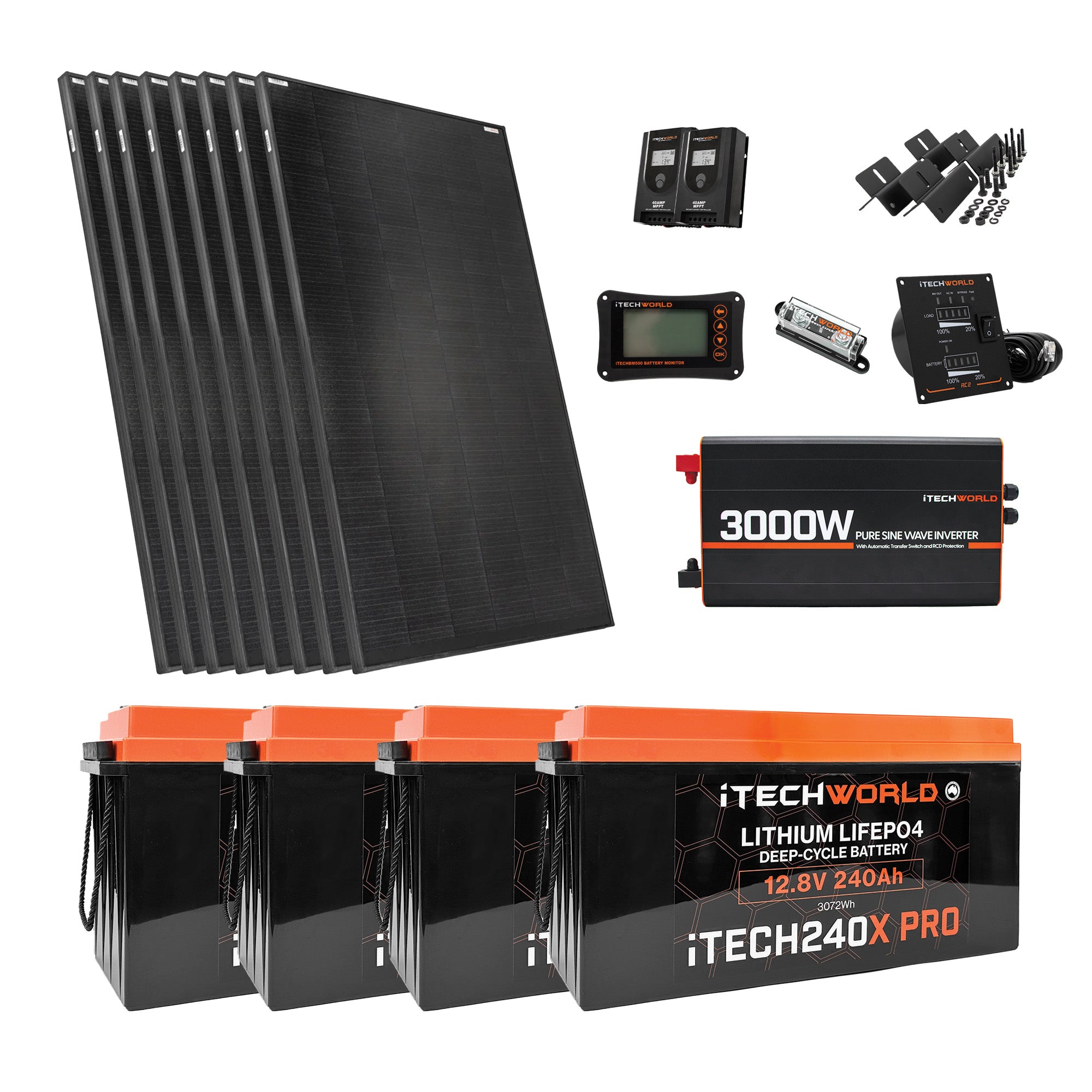 12.28 KWH Off Grid System Pro - iTechworld