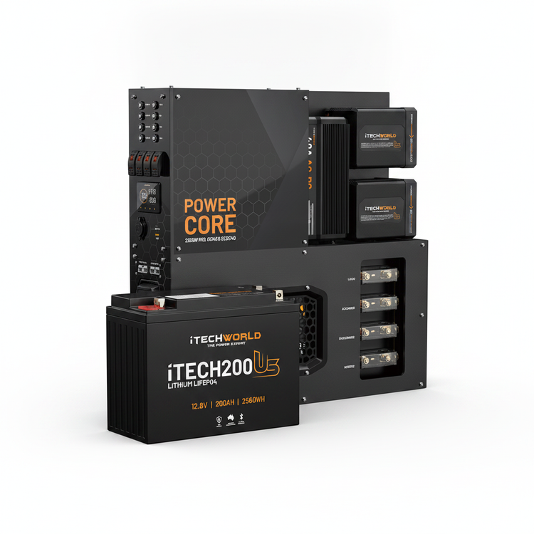iTechworld | 400Ah Ultra Slim Power Core System | 2x iTECH200US