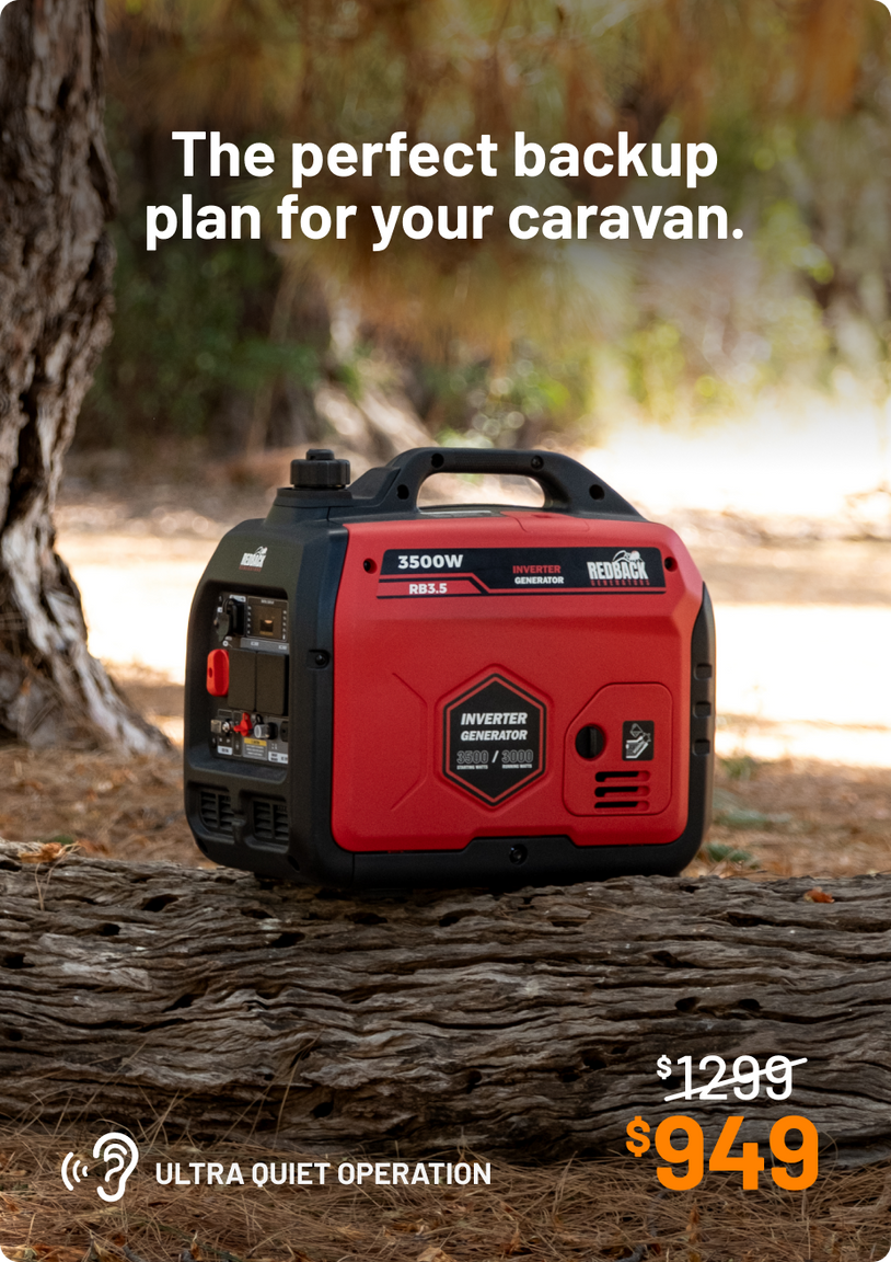 Redback RB3.5 | Portable Inverter Generator | 3500W 3.5KVA