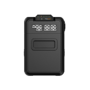 The iTechworld GoFurther Premium Battery Box, featuring the iTECHDCDC25 and iTECHBM500 with shunt, includes a digital lock keypad and top-panel battery monitor display, shown isolated on a white background.