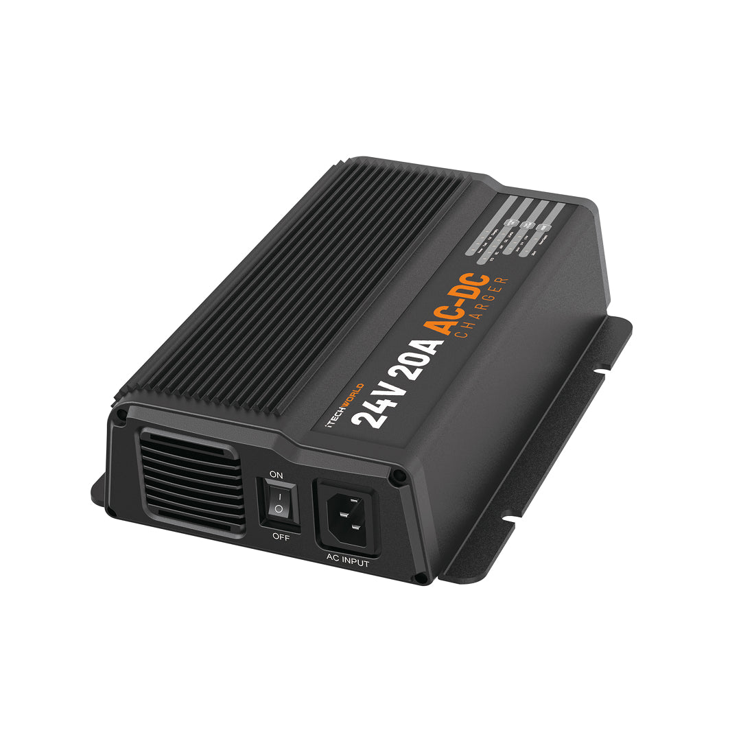 ITW-BC20-24V | Intelligent Battery Charger | 24V 20A AC - iTechworld
