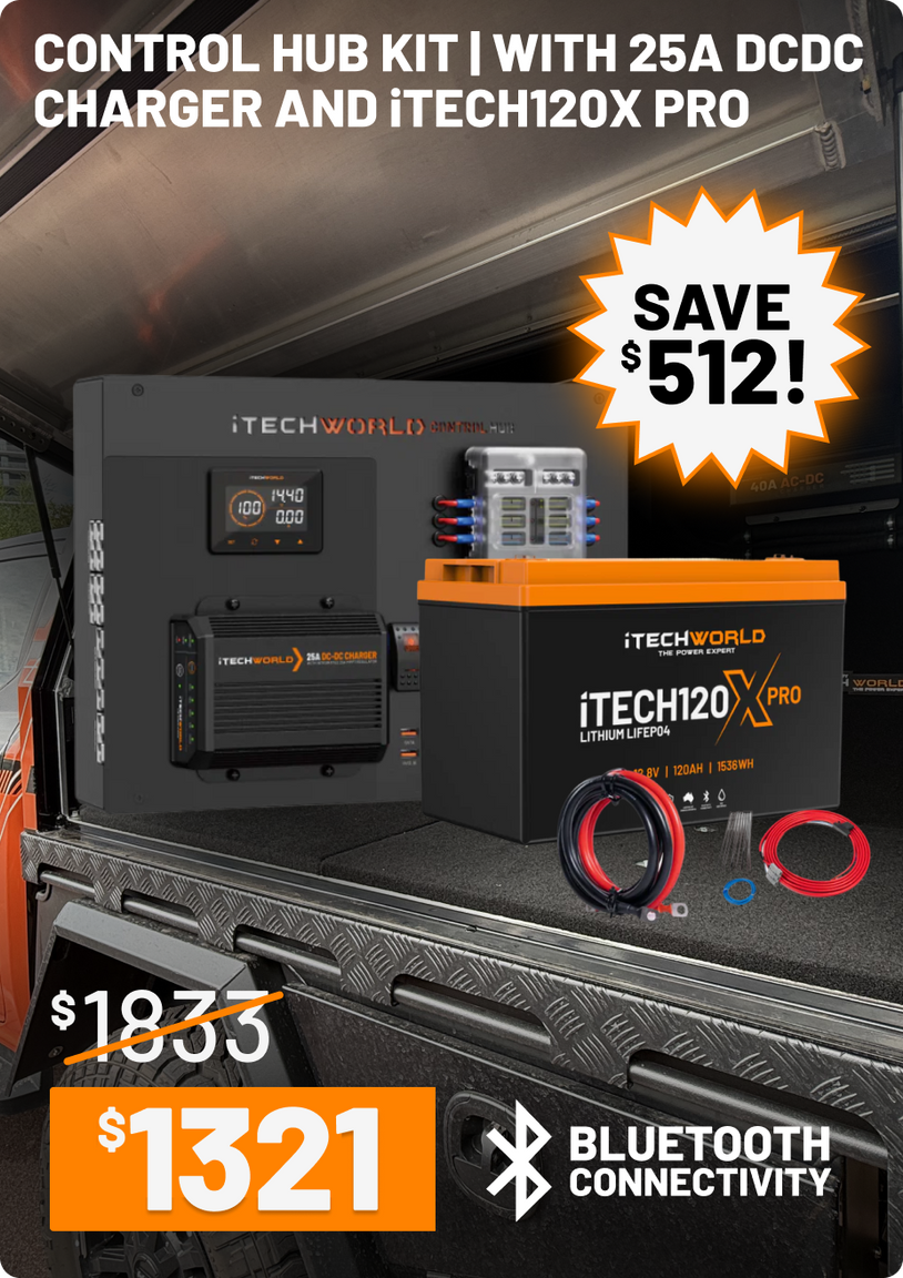 iTechworld | Control Hub Kit | with 25A DCDC Charger and iTECH120X PRO