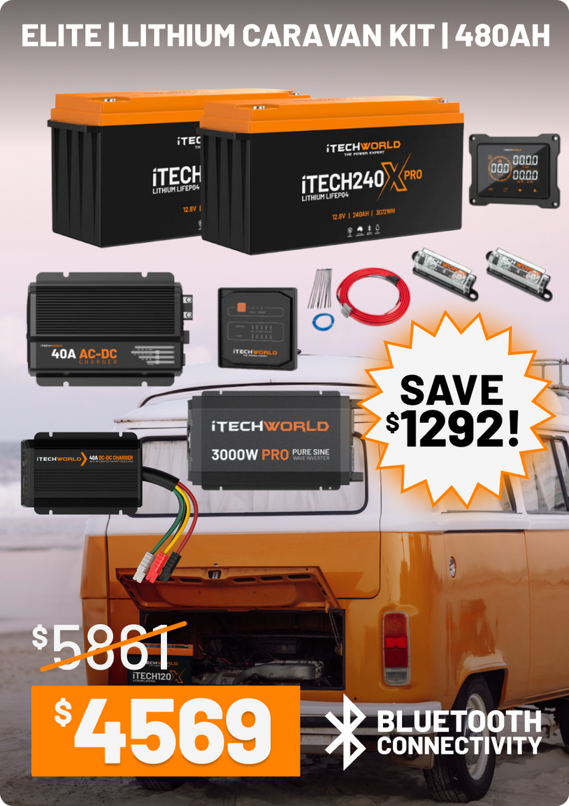Elite | Lithium Caravan Kit | 480Ah