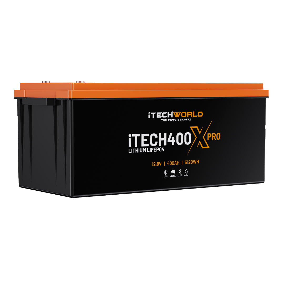 iTECH400X PRO | Lithium Deep Cycle Battery | with Bluetooth LiFePO4 400Ah