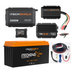 Discover the Complete Lithium 4WD Kit (210-240Ah) from iTechworld, featuring a 2000W inverter, 40A DC-DC and AC chargers, wiring, display, and robust off-road power—all in a compact battery system.